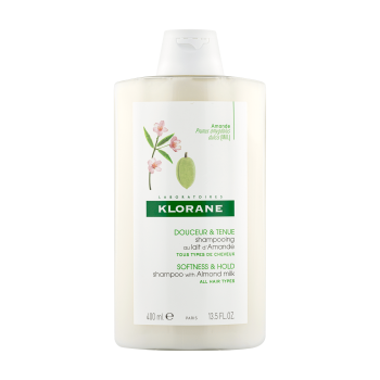 klorane shampoo latte mandorla - volumizzante uso frequente 400ml